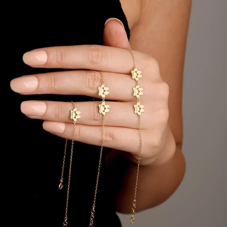 Pulsera Personalizada Huellas Eternas🐾