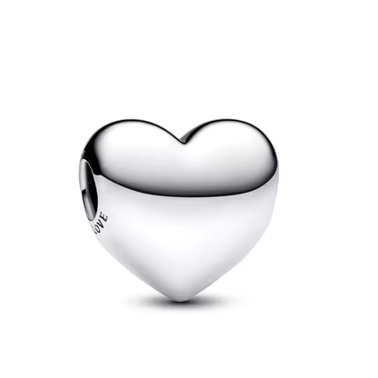 Charm Corazón grabable Plata de ley 925