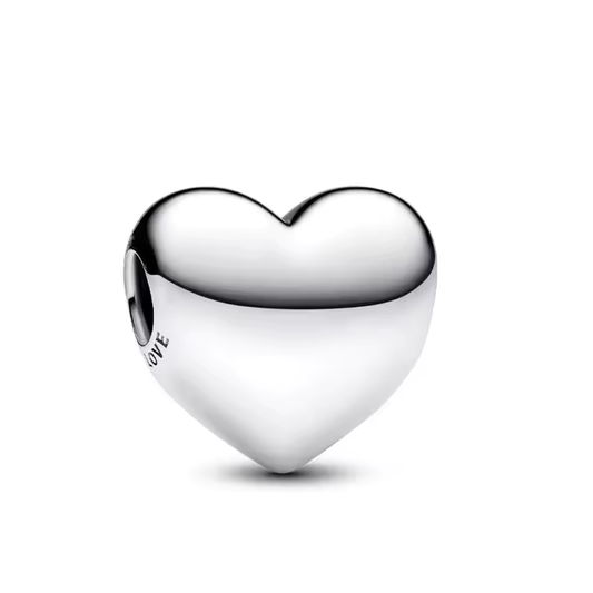 Charm Corazón grabable Plata de ley 925