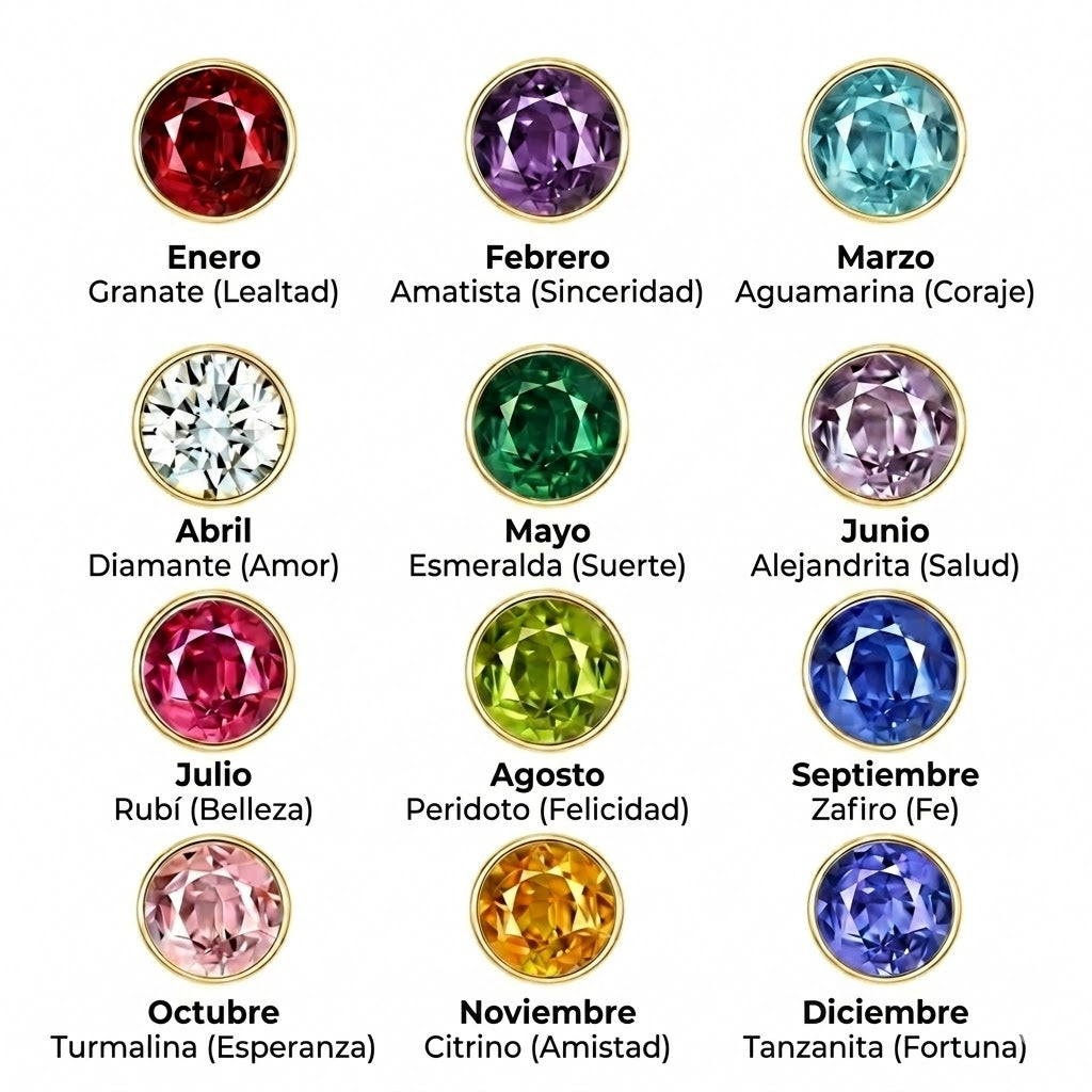 Pulsera Damas de honor Inicial + Piedra de Nacimiento