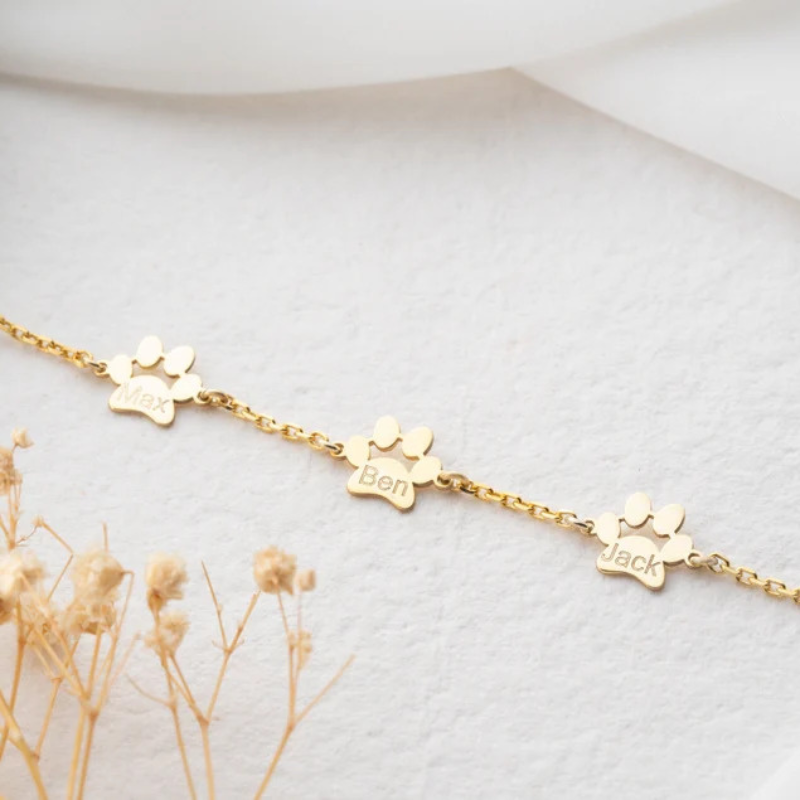 Pulsera Personalizada Huellas Eternas🐾