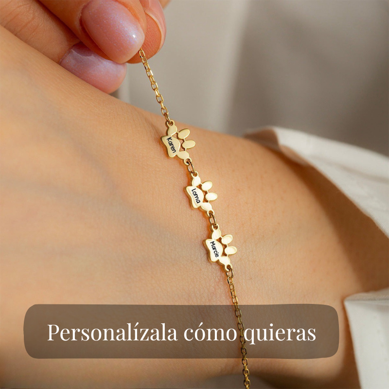 Pulsera Personalizada Huellas Eternas🐾